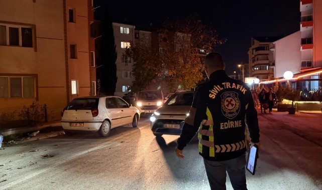 Edirne’de trafik denetimi