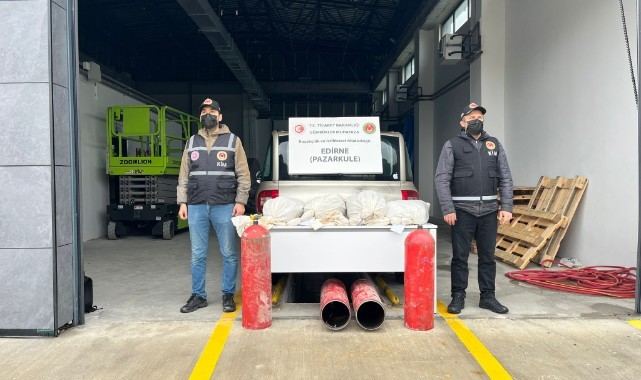 LPG tankı içerisine gizlenen uyuşturucu gümrük ekiplerince ele geçirildi