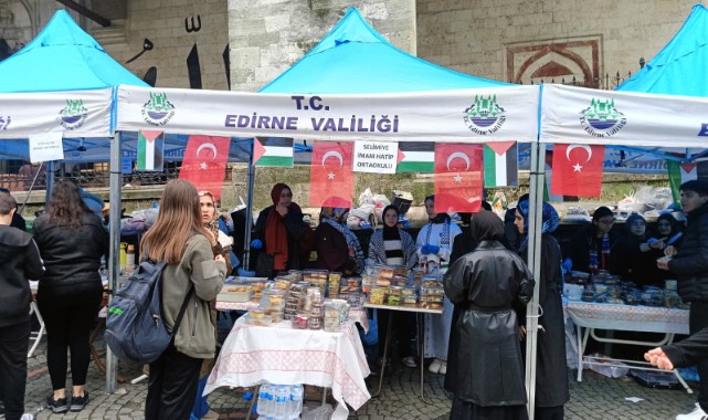 Öğrenciler Gazze için bir araya geldi