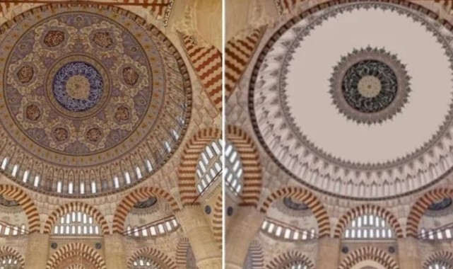 Selimiye Camisi'nin yeni kalem işi projesine durdurma kararı