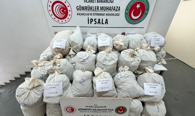 Sınır kapısında iki ayda yarım tonu aşkın uyuşturucu yakalandı