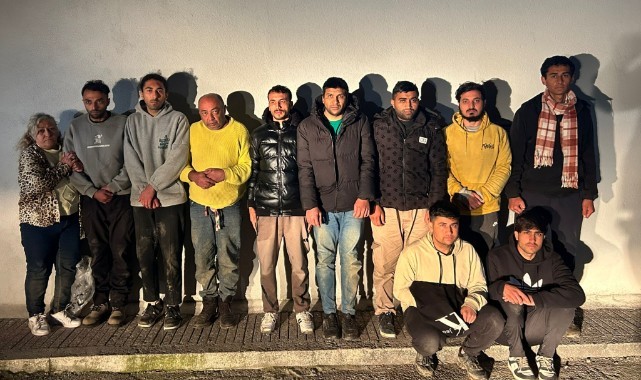 36 düzensiz göçmen yakalandı