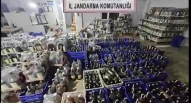  91 bin litre kaçak içki ele geçirildi