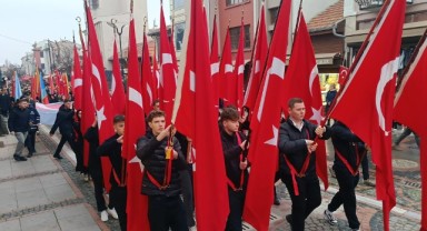 Atatürk'ün Edirne'ye gelişinin yıldönümü törenle kutlandı
