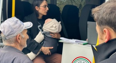 Bakan Tunç'tan kucağında bebeğiyle keşfe çıkan hâkime tebrik