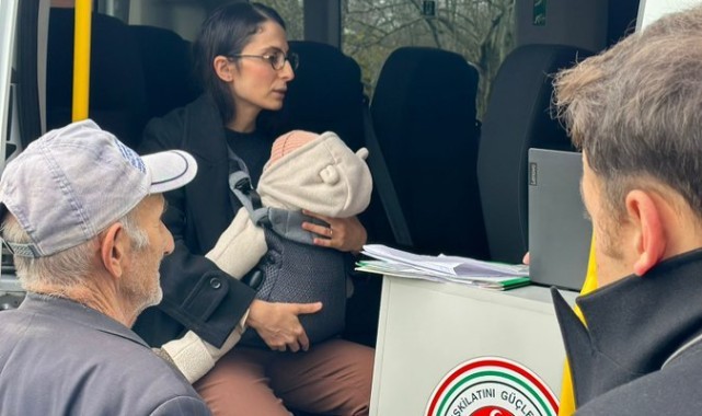 Bakan Tunç'tan kucağında bebeğiyle keşfe çıkan hâkime tebrik