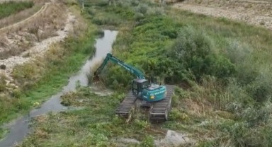 DSİ Kanal Edirne’de yatak temizliği gerçekleştirdi