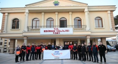 Edirne AFAD Vali Sezer’i ziyaret etti