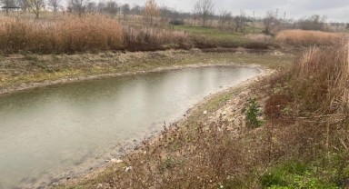 Hayrabolu Göleti'nde su seviyesi düştü