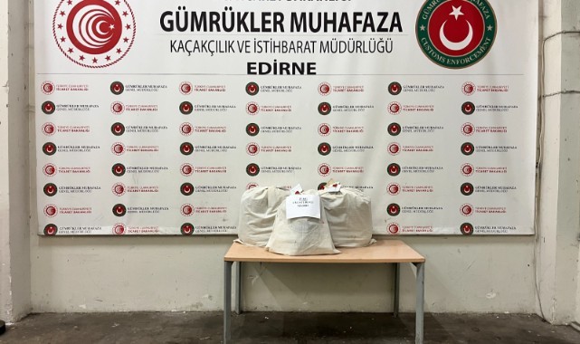 Kapıkule'de 22 kilo 662 gram esrar ele geçirildi