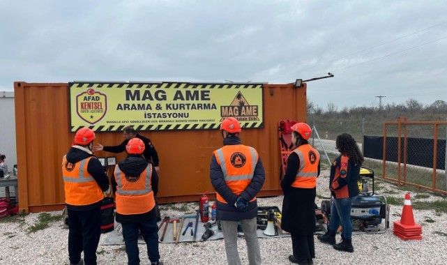 MAG AME SAR eğitimlere devam ediyor
