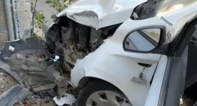 Motosiklet sürücüsü ağır yaralandı