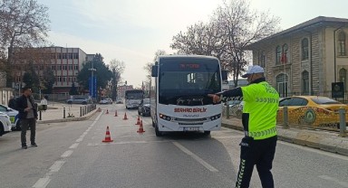 Zorunlu kış lastiği uygulaması kapsamında denetim yapıldı
