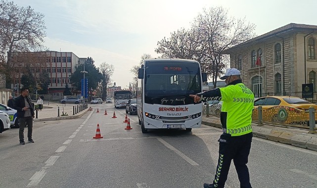 Zorunlu kış lastiği uygulaması kapsamında denetim yapıldı