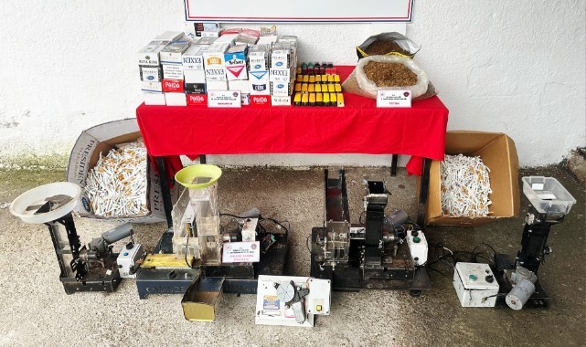 26 bin 600 makaron ele geçirildi