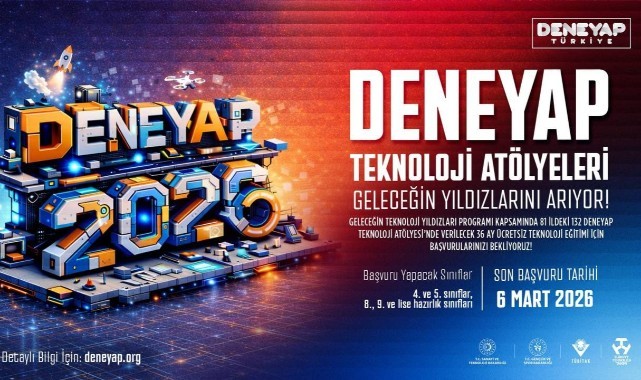 Deneyap teknoloji atölyeleri yeni kayıtlara başladı
