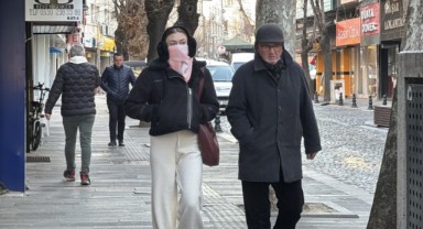 Edirne’de soğuk hava hakim oluyor