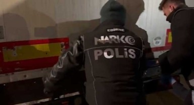 Edirne’de uluslararası uyuşturucu kaçakçılığına darbe