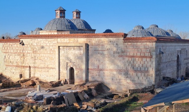 Gazi Mihal Hamamı’nın restorasyonunda son aşamaya geçildi