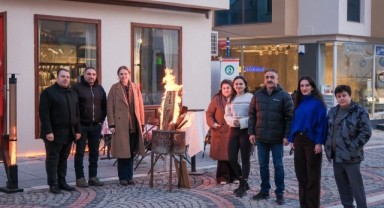 İba esnafla bir araya gelerek talepleri dinlendi