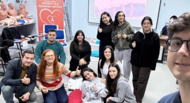 İş sağlığı ve güvenliği bölümü öğrencilerine ilk yardım eğitimi verildi