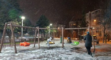 Kar yağışının tadını en çok onlar çıkardı