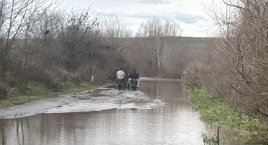 Meriç ve Tunca nehir debileri yağışlarla yükseldi