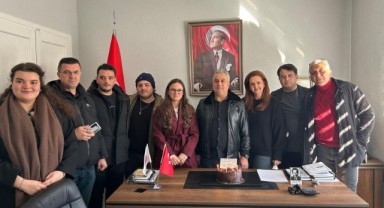 Muhtarlardan gazetecilere 10 Ocak kutlaması