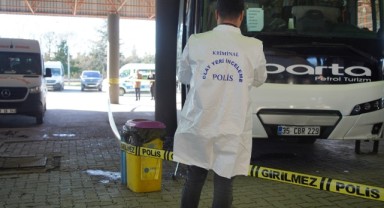 Otobüsün çarptığı sürücü hayatını kaybetti