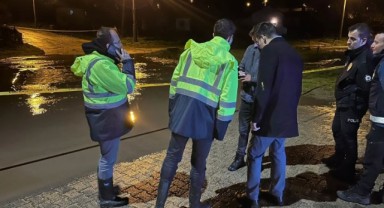 Taşkınlara karşı önlem alındı, yetkililer sahada