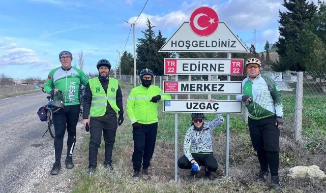 YeşilBis grubu yılın ilk bisiklet turunu gerçekleştirdi