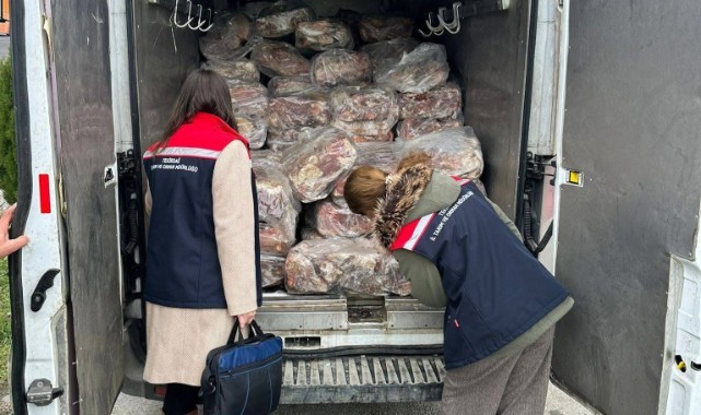 3 bin 500 kilogram sakatat ele geçirildi