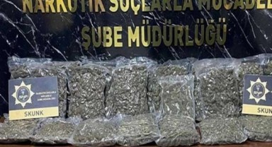 40 kilogram skunk ele geçirildi: 3 şüpheli gözaltına alındı
