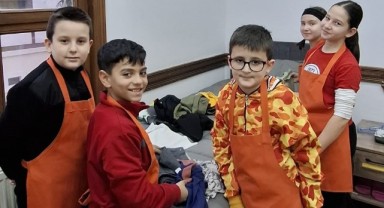 Atölyede hayat dersi: Minikler ev işlerini deneyimledi