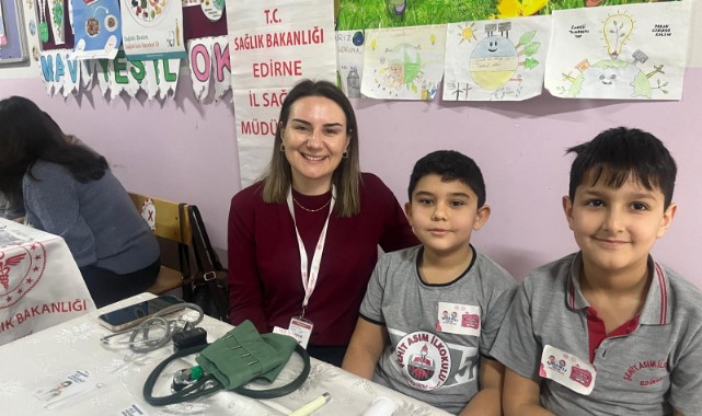 Çocuklara erken yaşta sağlık bilinci aşılanıyor
