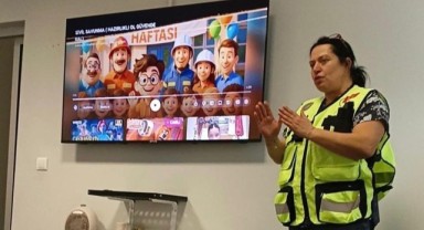 Edirne’de bakımevinde deprem ve yangın tatbikatı