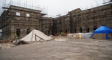 Edirne’deki Mahmudiye Kışla’sının restorasyonu devam ediyor