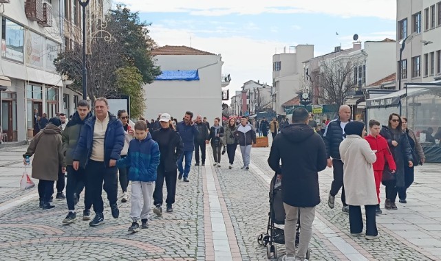 Güneşli hava Edirne’de hafta sonu yoğunluğunu artırdı