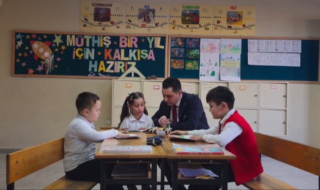 Kaymakam Aksoy öğrencilerle buluştu