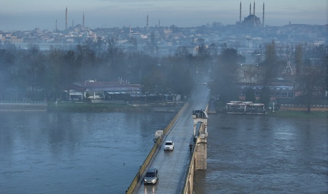 Meriç Nehri'nin debisi iki günde yaklaşık 3 katına çıktı