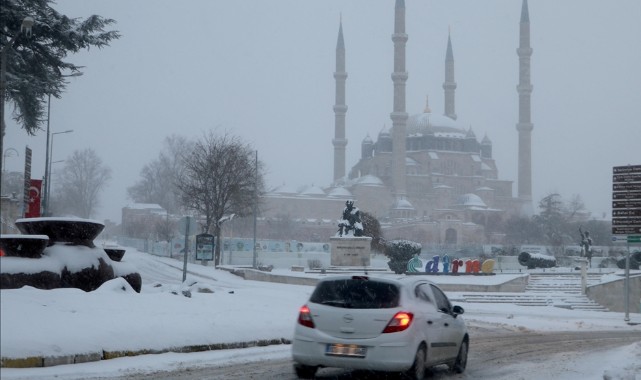 Meteoroloji Alarm Verdi: Edirne’de Kuvvetli Kar Yağışı Bekleniyor