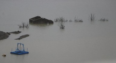 Naip Barajı'nın su seviyesi son yağışlarla yükseldi