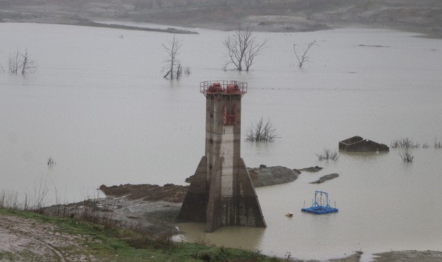 Naip Barajı'nın su seviyesi son yağışlarla yükseldi