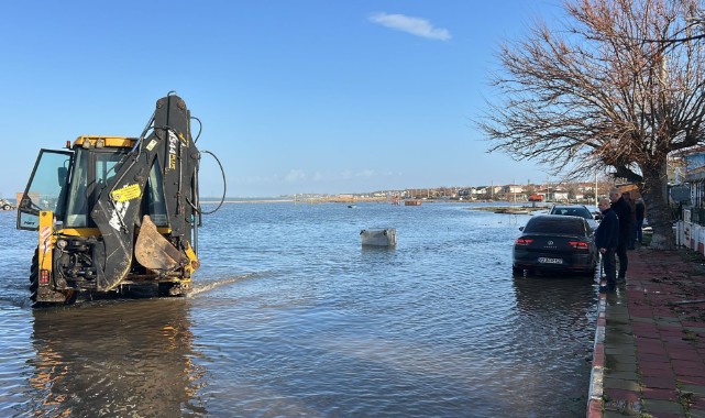Saros Körfezi'nde su baskını