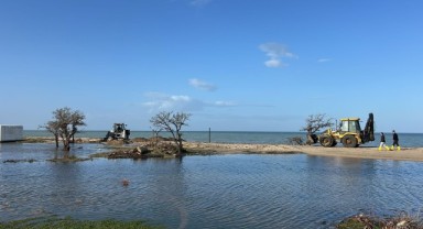 Saros Körfezi'nde su baskını