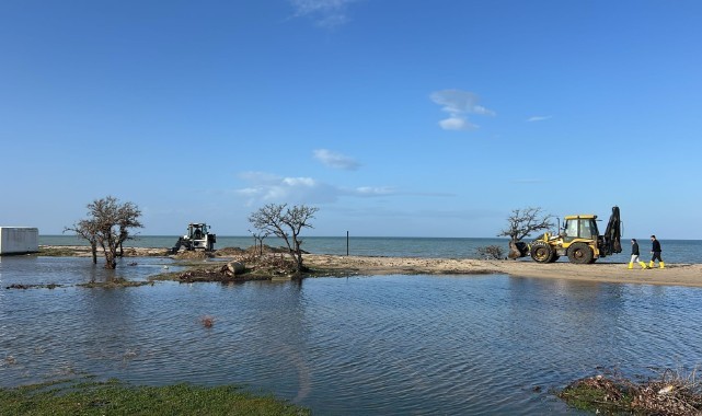Saros Körfezi'nde su baskını