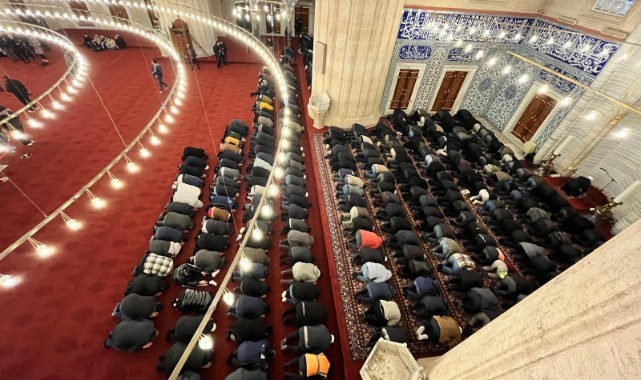 Selimiye’de restorasyon sonrası ilk namaz kılındı