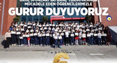 TED Edirne Koleji’nden satrançta gurur tablosu