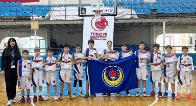  TED Edirne Koleji öğrencileri, basketbolda zirvede