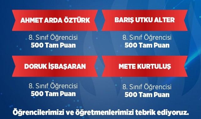 TED Edirne Koleji Öğrencilerinden Türkiye Birincilikleri